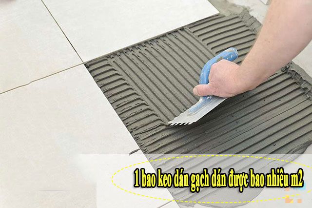Một Bao Keo Dán Gạch Green Stars Ốp Lát Được Bao Nhiêu m2?