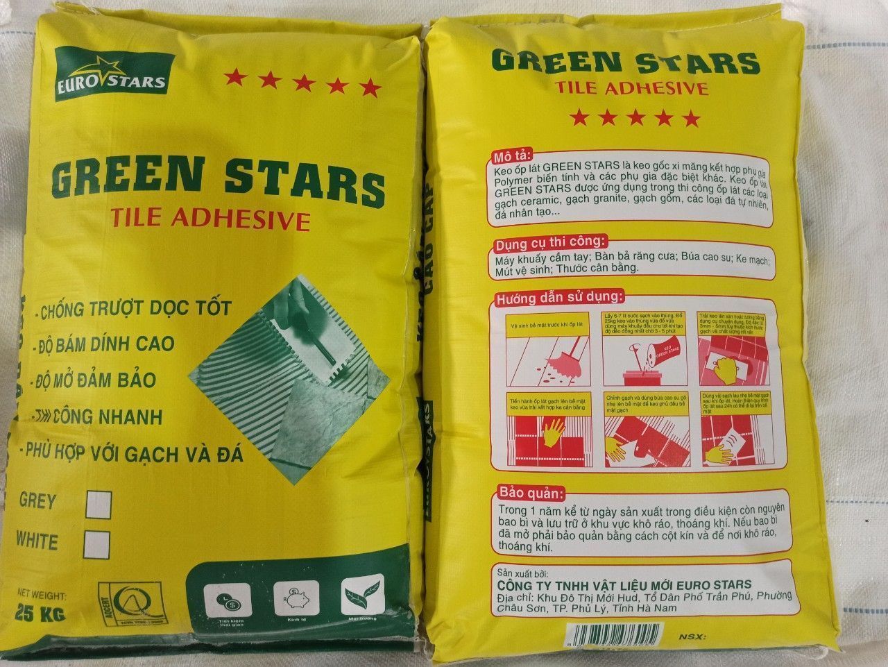 Tại sao nên dùng Keo dán gạch Green Stars?
