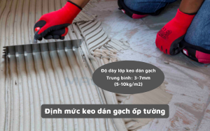 CÁCH THI CÔNG KEO DÁN GẠCH