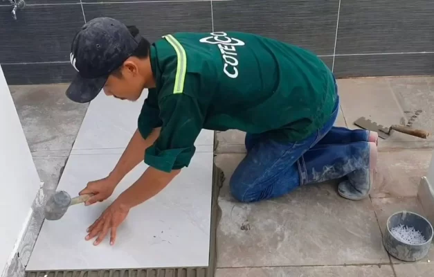 Phương pháp ốp lát gạch chồng gạch hiện đại